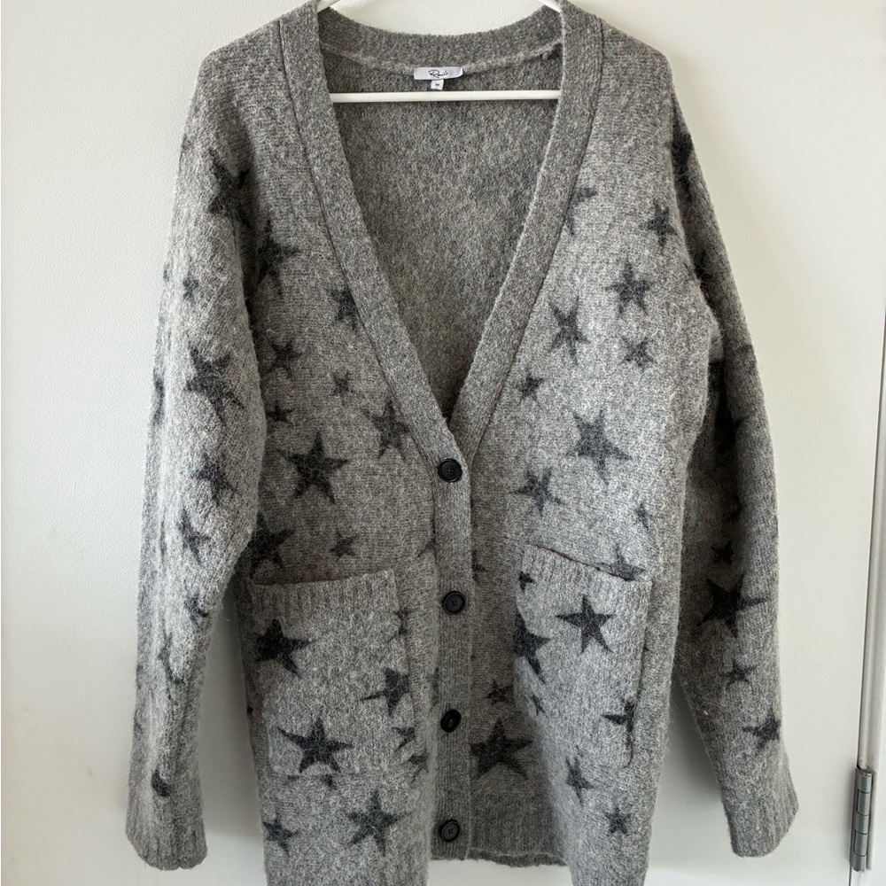 Rails Gray Star Cardigan